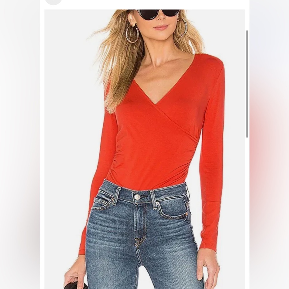 N:Philanthropy Women’s Red Doha Bodysuit medium